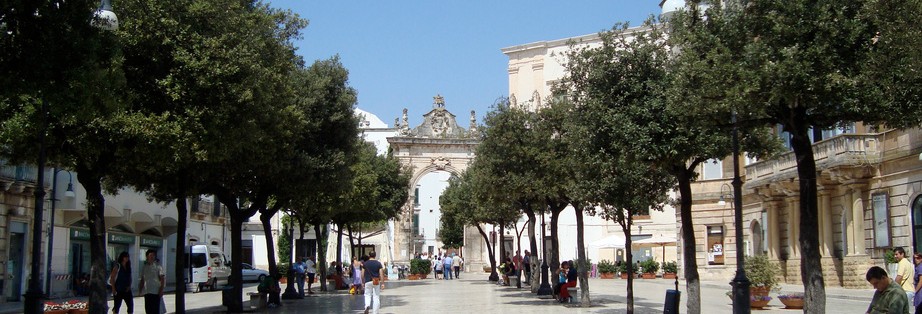 Piazza XX Settembre a Martina Franca